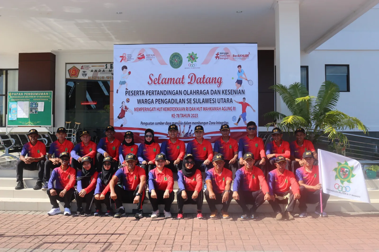 PEMBUKAAN LOMBA KESENIAN DAN OLAHRAGA SELURUH PENGADILAN SULAWESI UTARA